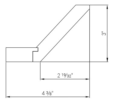 Crown Moulding (CMF9) for kitchen
